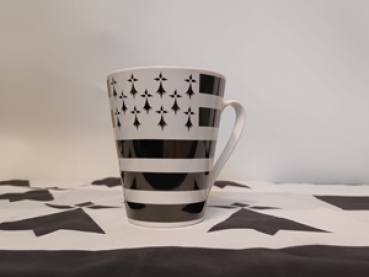 Kaffeetasse - Kaffeebecher - Becher - Pot - Tasse - Kaffee - Bretagne - Gwenn Ha Du - Bretonisch -Bretagne Allerlei